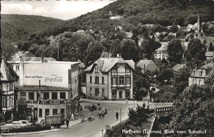 Hofheim Taunus blick vom Bahnhof