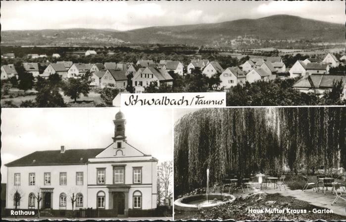 Schwalbach Taunus Rathaus Haus Mutter Krause