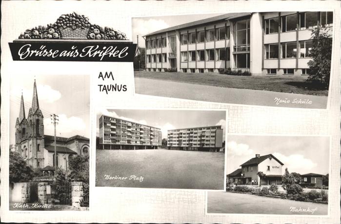 Kriftel Neue Schule Berliner Platz Kath. Kirche
