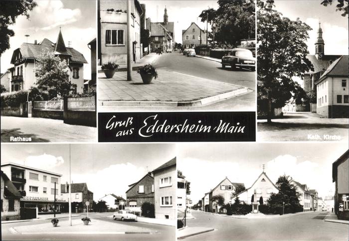 Eddersheim Rathaus Kath. Kirche