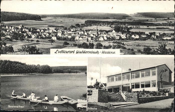 Waldernbach Gesamtansicht Waldernbach Seeweiher Sch