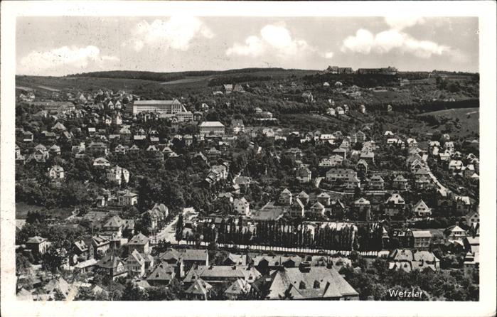 WETZLAR Lahn Hessen Teilansicht Wetzlar Luftaufnahme