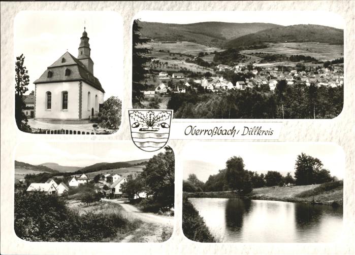 Oberrossbach Westerwald Teilansichten Oberrossbach Kirche Weihe