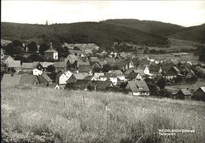 Weidelbach Dillkreis Teilansicht Weidelbach