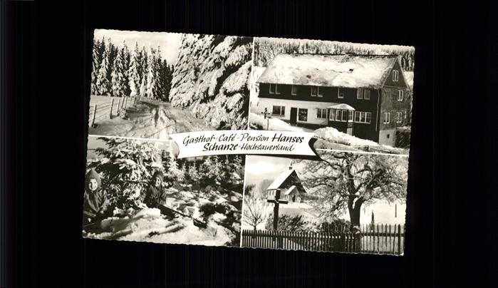 Schanze Sauerland Gasthof Alsons Hanses