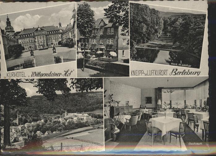 Bad Berleburg Kurhotel Wittgensteiner Hof Schloß