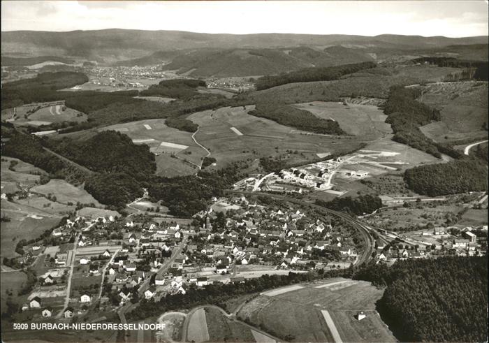 Burbach Niederdresselndorf Flugaufnahme