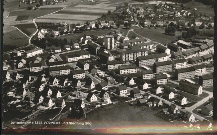 Selb Flugaufnahme Vorwerk Siedlung Süd