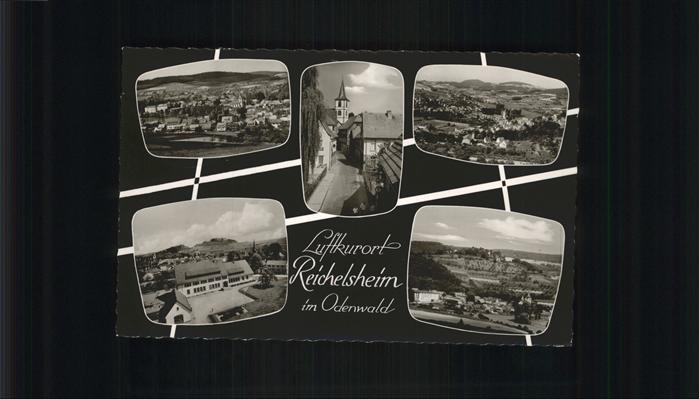 Reichelsheim Odenwald Kirche Gesamtansicht