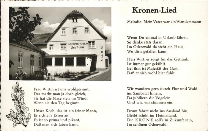 Michelstadt Kronen Lied
