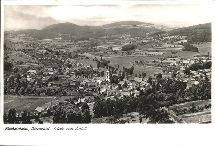 Reichelsheim Odenwald Schloss Totalansicht