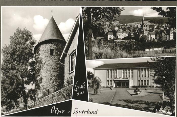 Olpe Biggesee Stadthalle Hexenturm