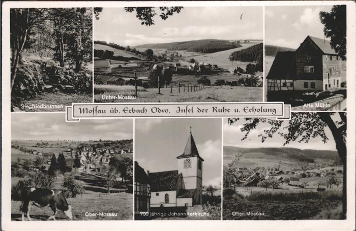 Mossau Siegfriedbrunnen Johanniterkirche Mühle