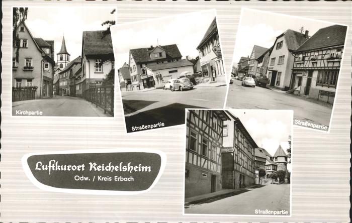 Reichelsheim Odenwald Kirchpartie Straßenpartie
