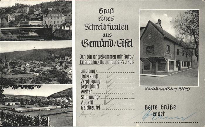 Gemuend Eifel Buchhandlung Allofs