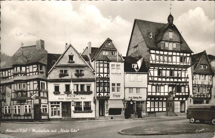 Adenau Ahrweiler Rheinland-Pfalz Marktplatz Fachwerk