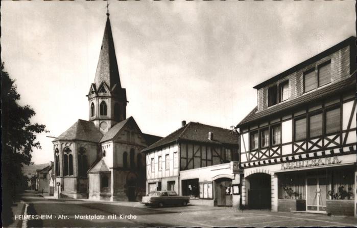 Heimersheim Ahr Marktplatz Fachwerk