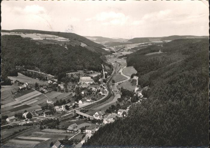 Kyllburg Rheinland-Pfalz Fliegeraufnahme St. Thomas