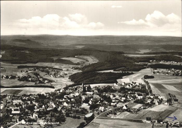 Horhausen Westerwald Fliegeraufnahme