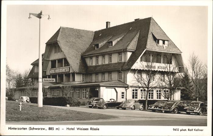 Hinterzarten Breisgau-Hochschwarzwald BW Hotel Weisses Roessle Autos