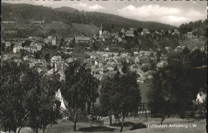 Arnsberg Westfalen Gesamtansicht