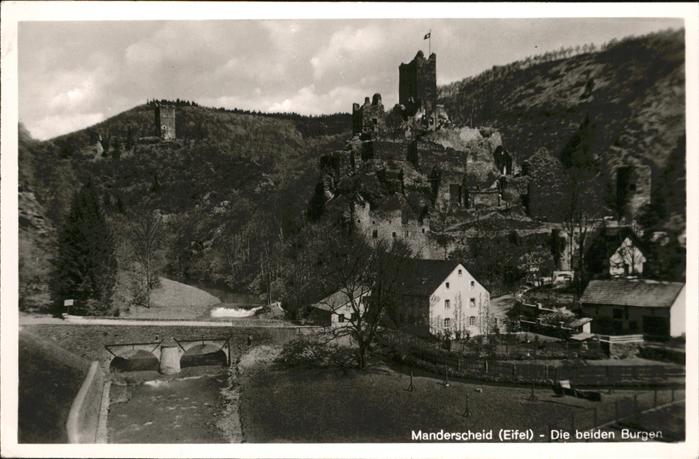 Manderscheid Eifel Beide Burgen