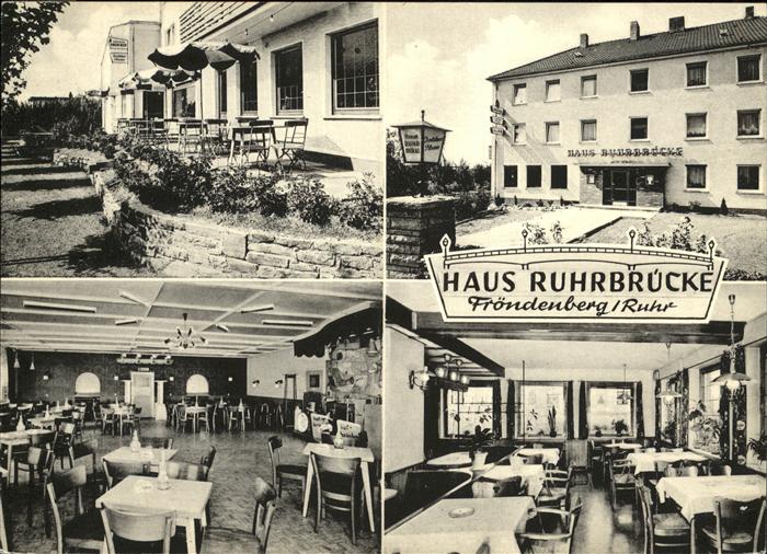 Froendenberg Ruhr Haus Ruhrbrücke
