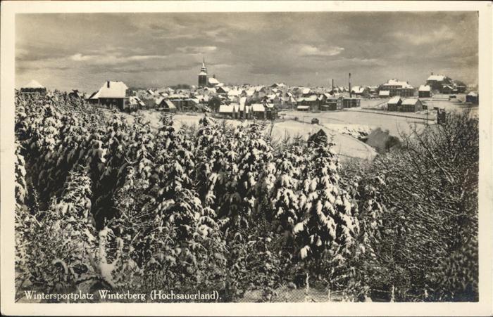 Winterberg Hochsauerland Wintersportplatz