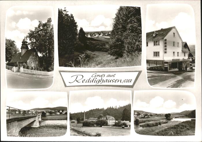 Reddighausen Brücke Kirche Eder