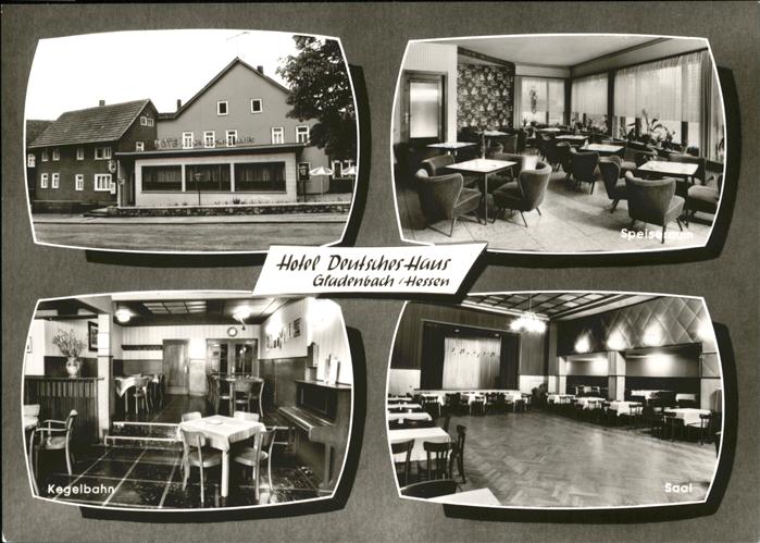 Gladenbach Hessen Saal Kegelbahn