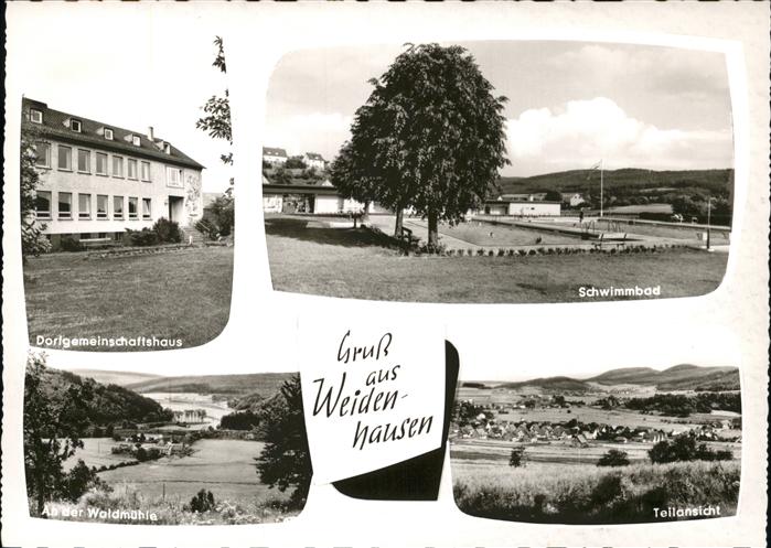 Weidenhausen Gladenbach Schwimmbad Dorfgemeinschaftshaus Waldmuehle