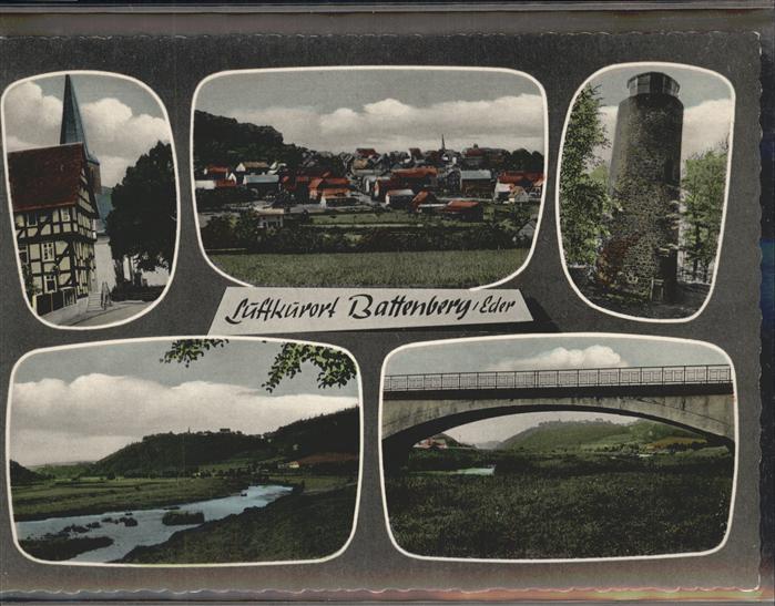 Battenberg Eder Turm Brücke Eder