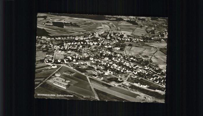 Weidenhausen Gladenbach Flugaufnahme