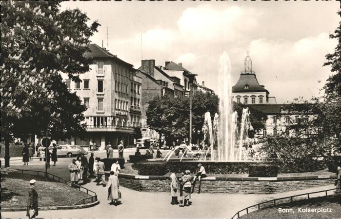 Bonn Rhein Kaiserplatz Springbrunnen
