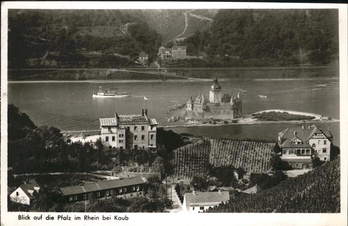 Kaub Pfalz Rhein