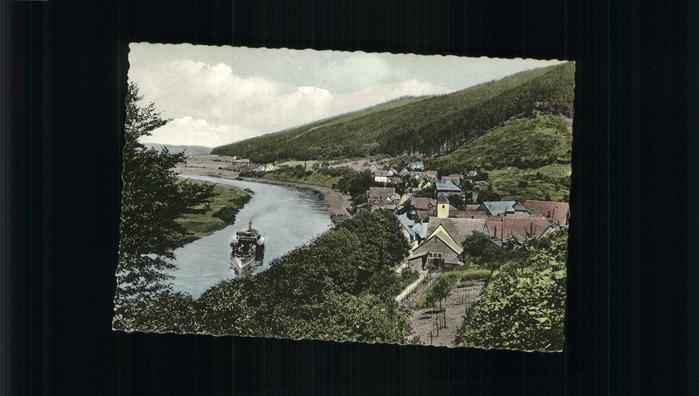 Ruehle Oberweser Dampfschiff