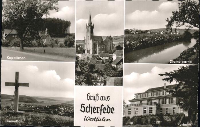 Scherfede Kurheim Diemel Kapellche Kreuz