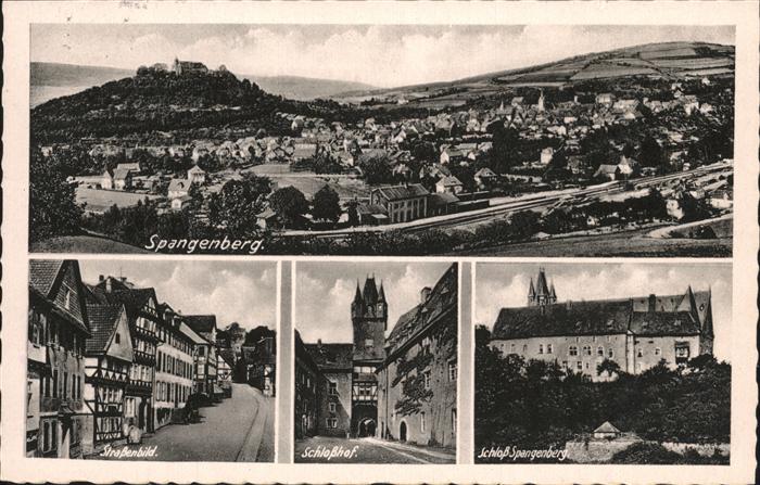 Spangenberg Hessen Schloß Spangenberg Schloßhof