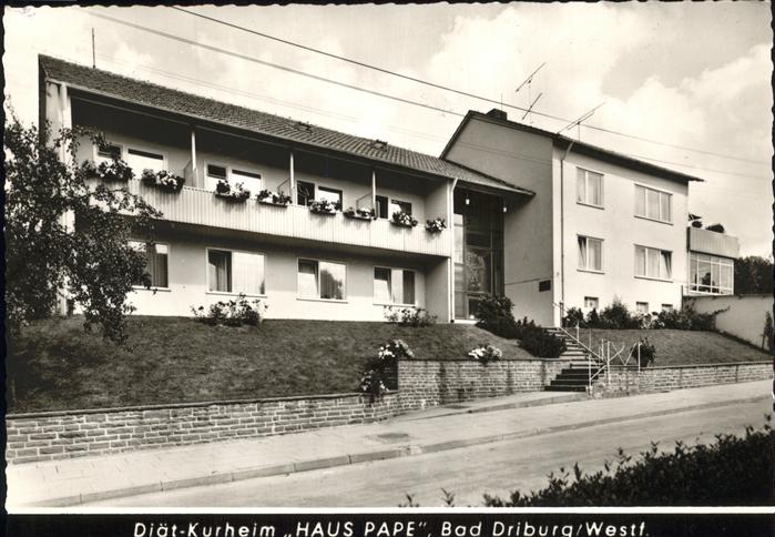 Bad Driburg Diät Kurheim Haus Pape