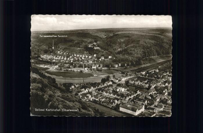 Karlshafen Bad Terassenkaffee Fernblick