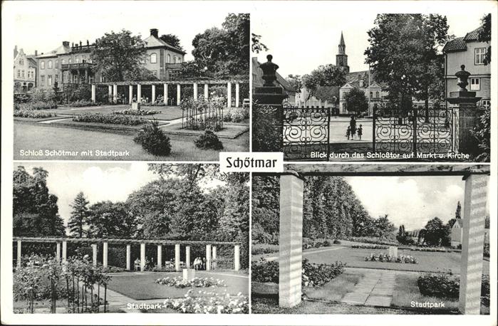 Schoetmar Schloßtor Stadtpark Schloß Schötmar