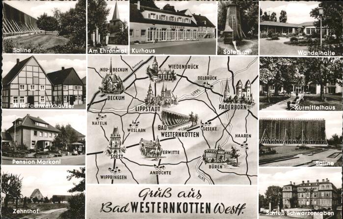 Bad Westernkotten Kurmittelhaus Saline Schloß Schwarzenra