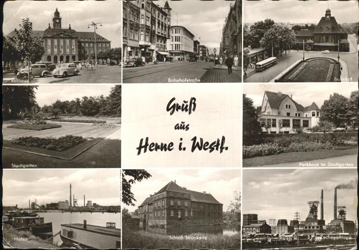 Herne Westfalen Parkhaus Zechenanlagen Bus Stadtgarten