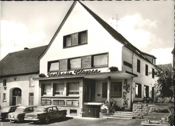 Koerbecke Moehnesee Hotel Gasthaus Plessen Klappkarte
