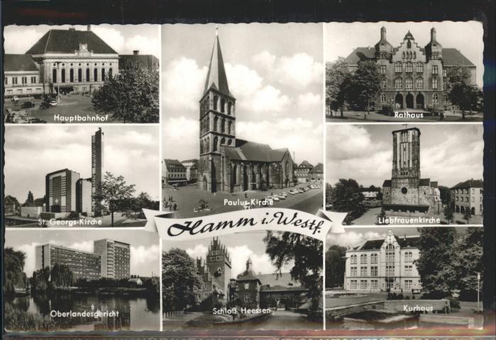 Hamm Westfalen Liebfrauenkirche Kurhaus Schloß Hessen