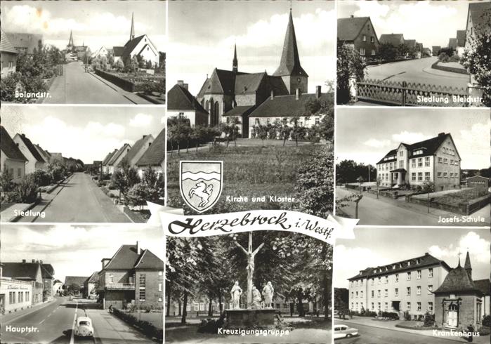 Herzebrock Josefs Schule Wappen Kirche Kloster Kra