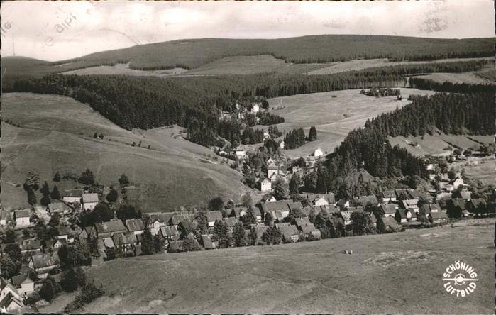 Altenau Harz Teilansicht Altenau Luftaufnahme