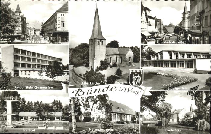 Buende Herford Eschstrasse Alte Kirche Stadtgarten Frh