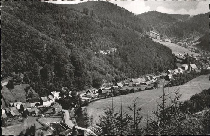 Sieber Herzberg am Harz Osterode Niedersachsen Teilansicht Luftkurort Sieber