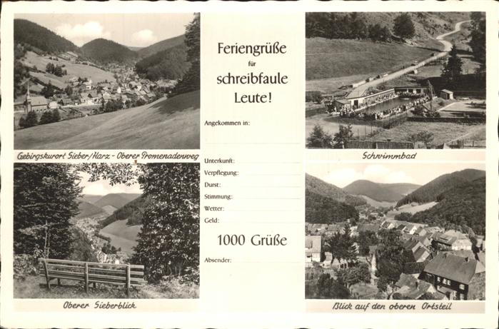 Sieber Herzberg am Harz Osterode Niedersachsen Promenadenweg Siebertal Schwimmb